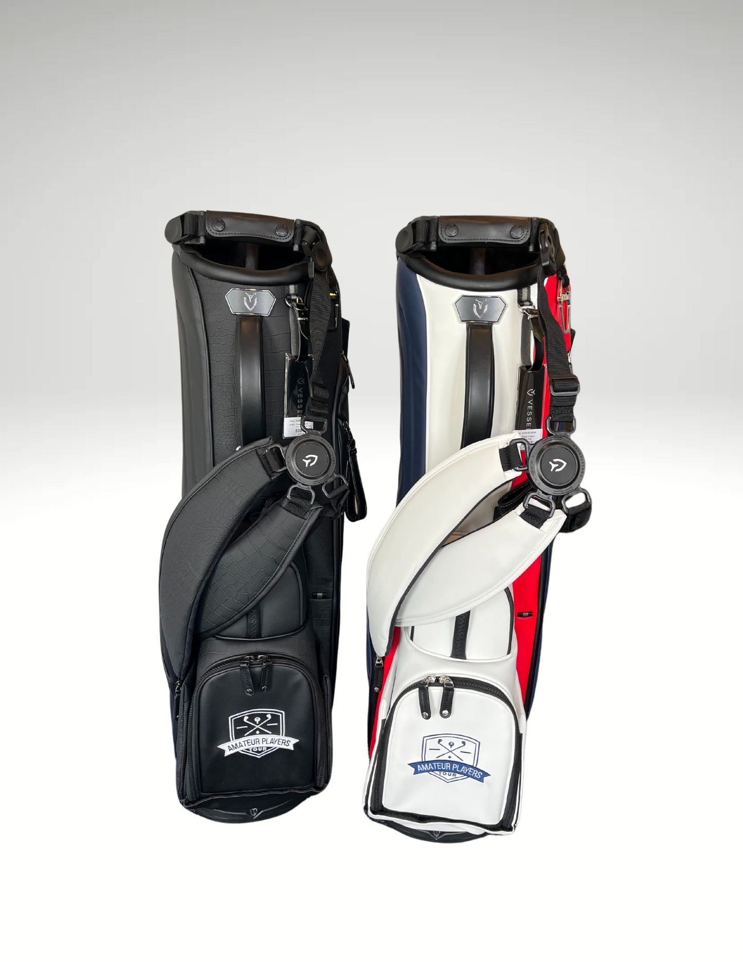 Vessel Lux Stand - Crosshatch Navy - INCLUDES APT LOGO