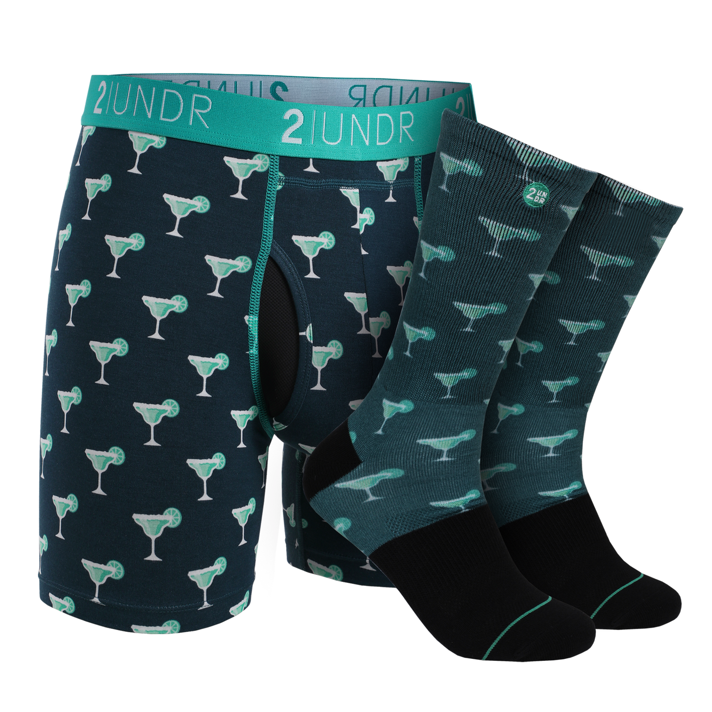 Swing Shift Boxer Brief - Groove Sock Pack - Margaritas