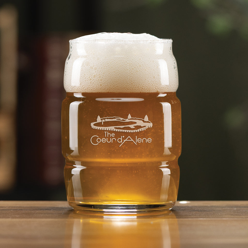 Sterling Cut Glass - Barrel Beer Glass 16oz