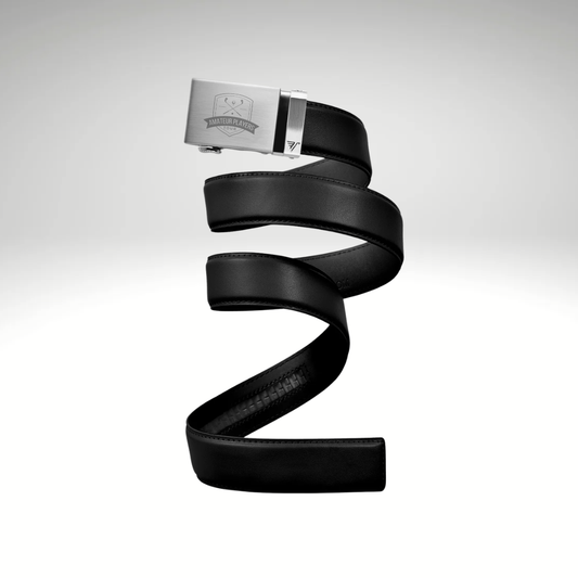 Mission Belt 40mm Steel Black Leather XL (up to 42")