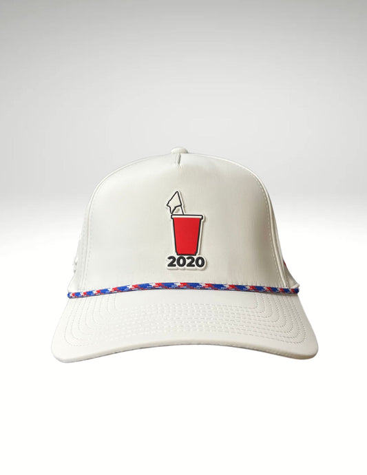 Branded Bills - Bare Curved 5 Panel Rope - 5 Year Anniversary Alternative Logo Hat