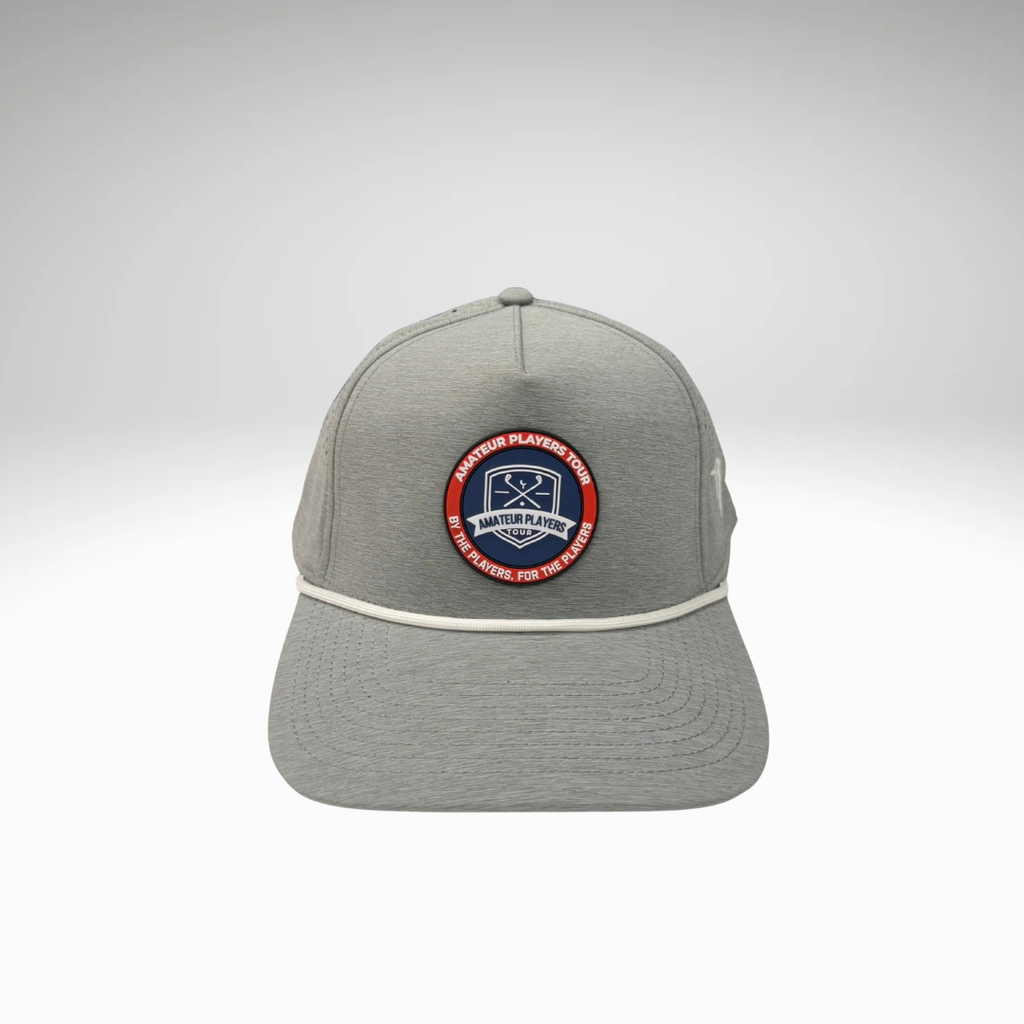 Branded Bills Bare Curved 5 Panel Rope Hat - Circle APT Logo