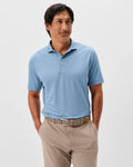 Johnnie-O Performance Jersey Polo - Birdie Solid - Carbon Fiber
